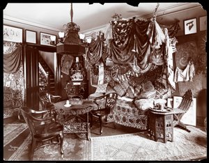 Das Innere der Residenz von Lillian Russell, New York, 1904